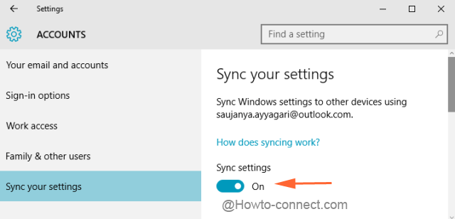 enable quick sync windows 10